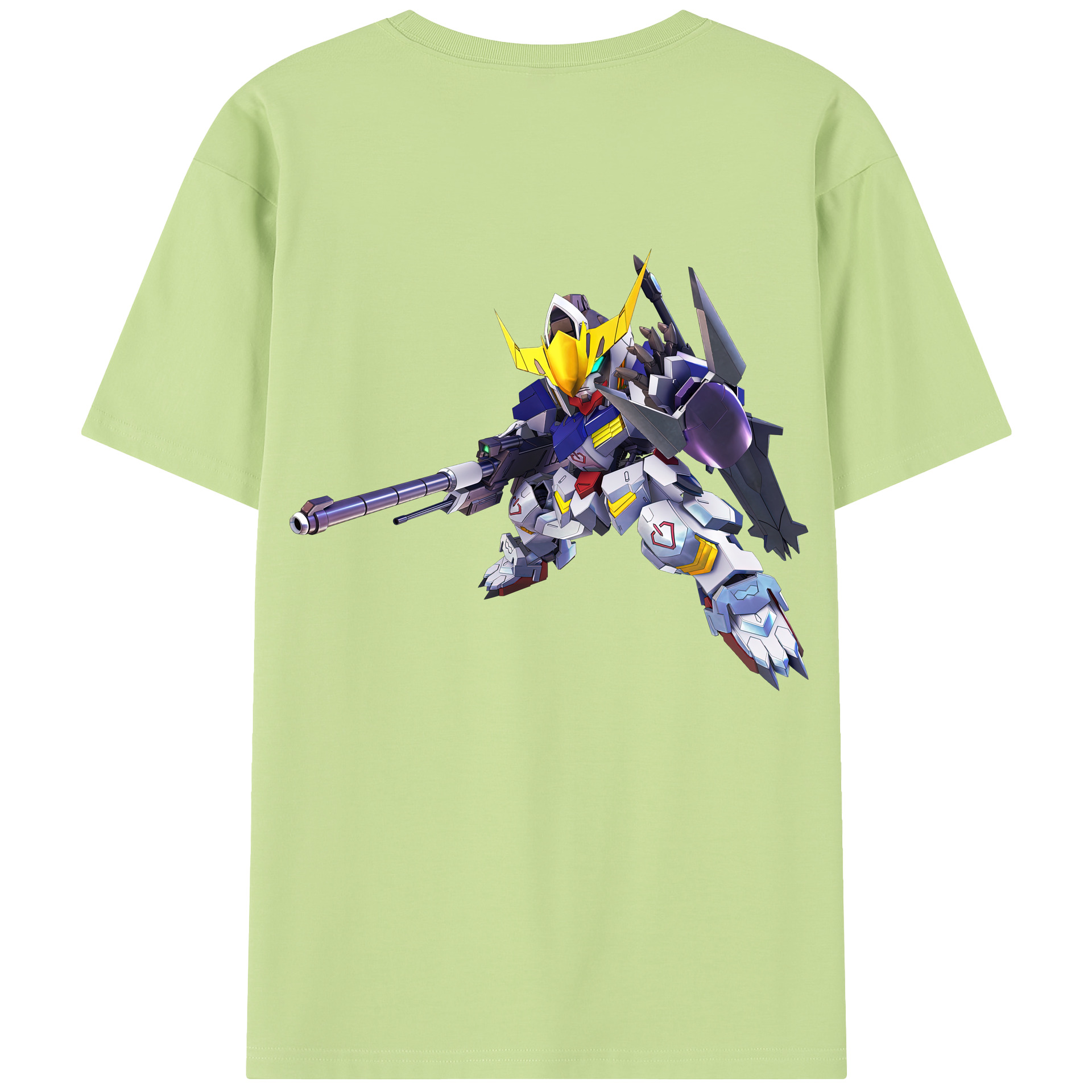 （画像用） 機動戦士ガンダム Mobile Suit Gundam 綿100％半袖Tシャツ（背面プリント）
